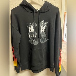 Vans Disney Hoodie with Punk Rock Minnie and Mickey